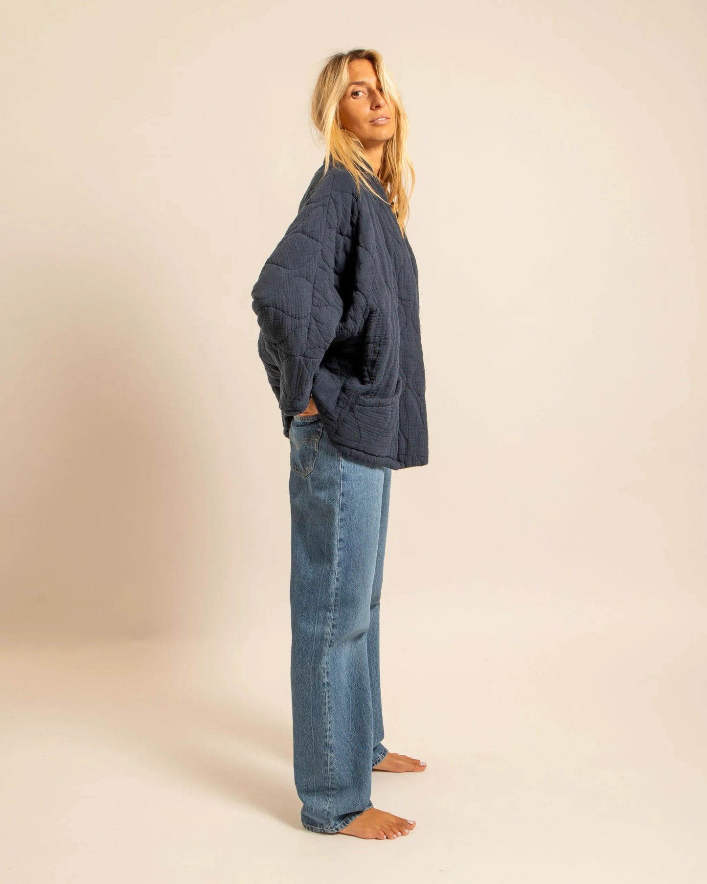 Relaxed Jacket Navy