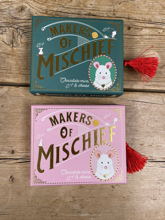 Makers of Mischief Chocolate Mice