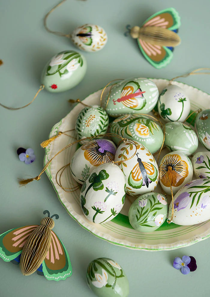 Papier-Mâché Easter Eggs