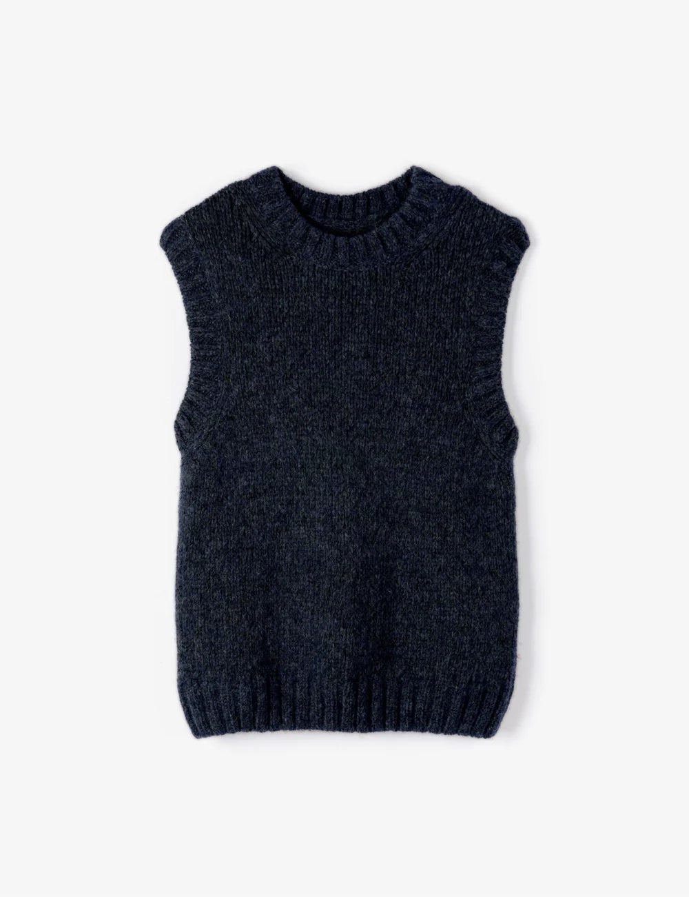 Knitted Tank Navy