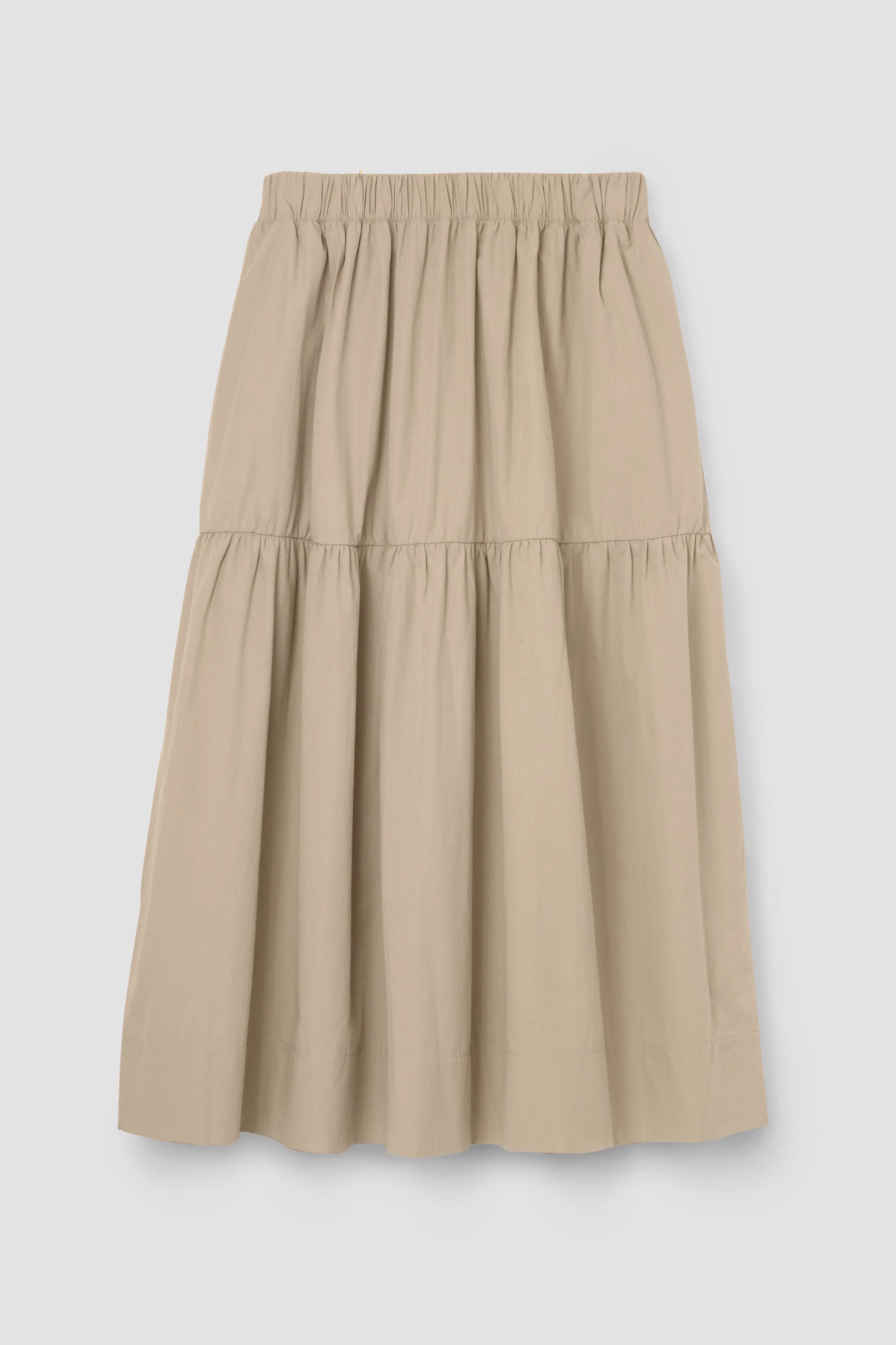 Beaumont Organic Cecilia Cotton Poplin Skirt - Sand