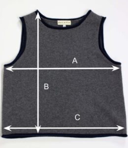 Organic Cashmere Tank Top Grey