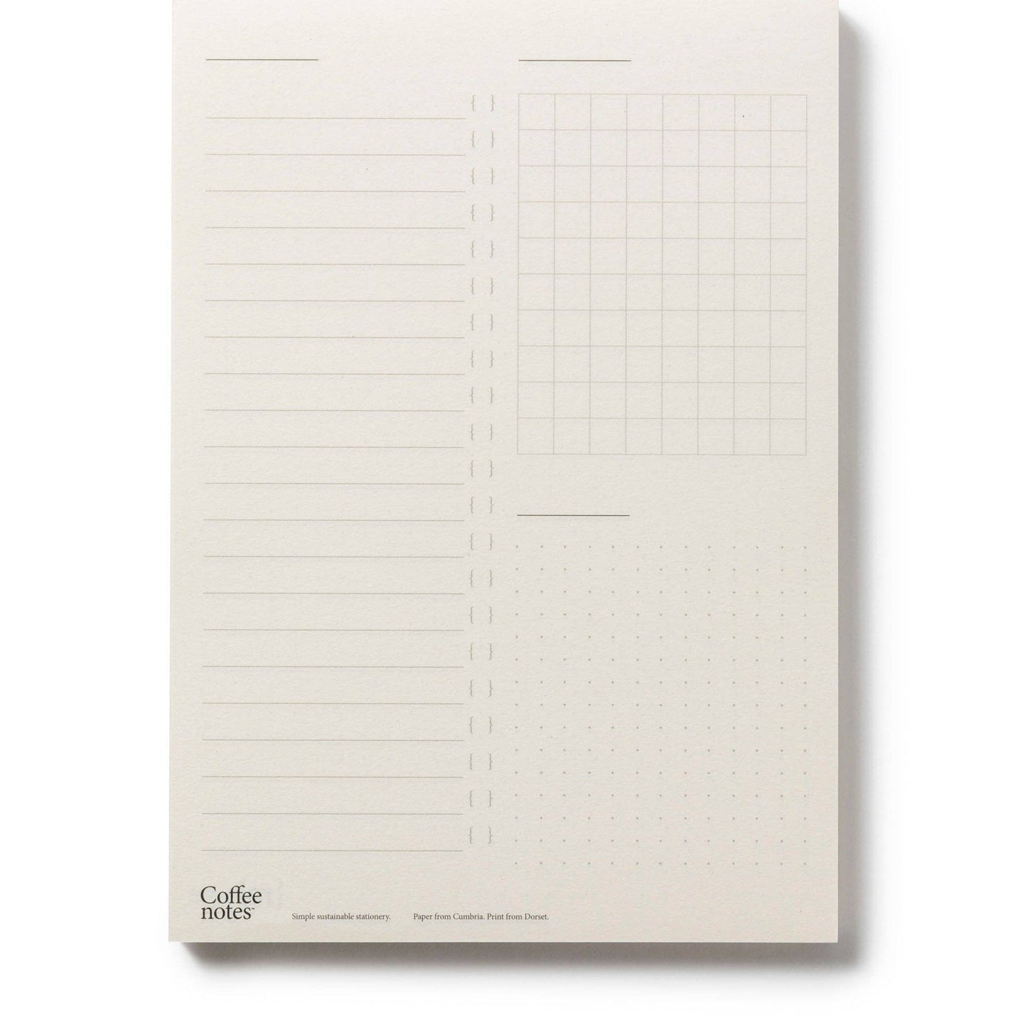 Coffeenotes Orange Organiser Pad