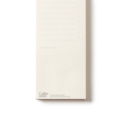 Coffeenotes List Pad