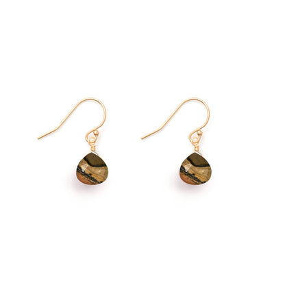 Leopard Jasper Isla Drop Earring