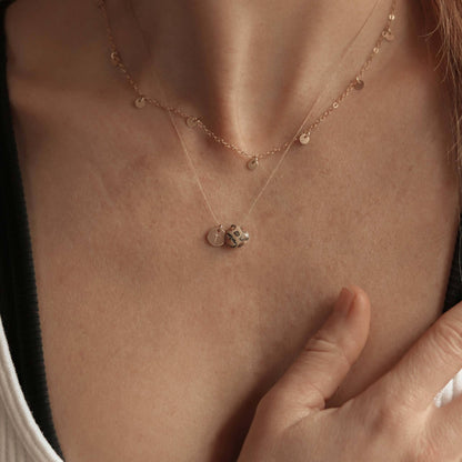 Leopard Jasper Fine Cord Necklace