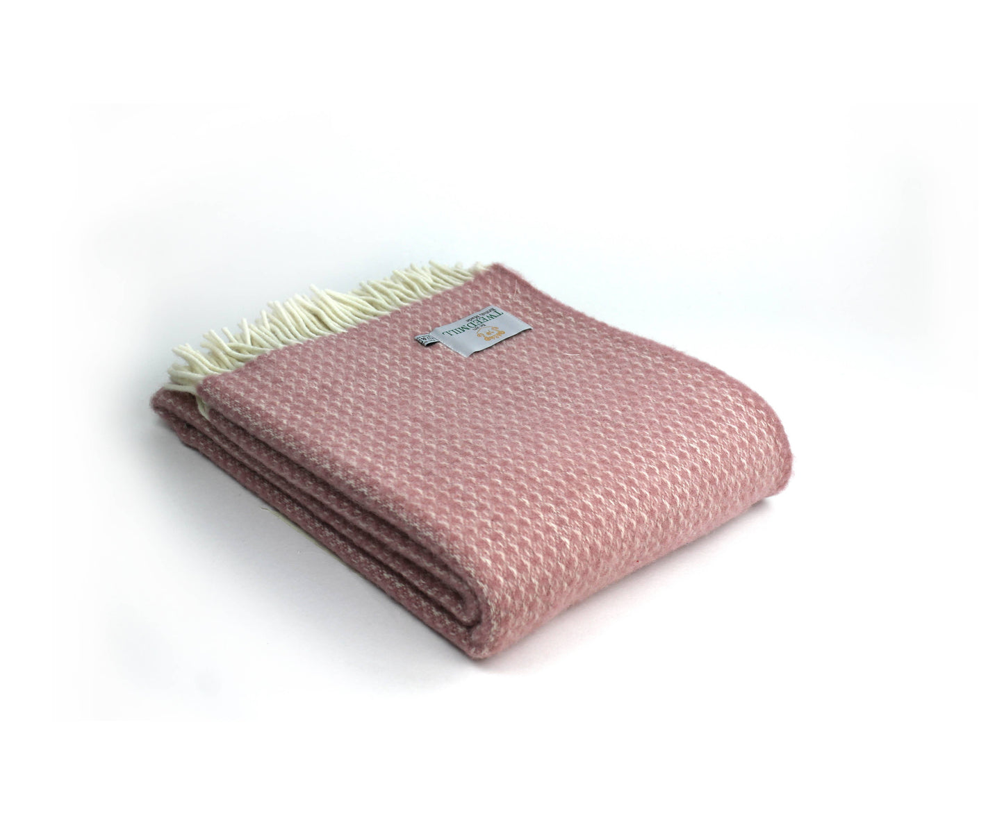 Riverweave Dusky Pink Pure New Wool Throw