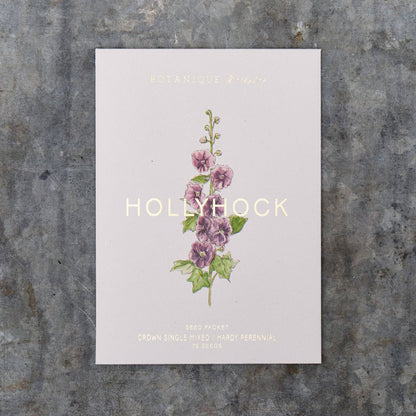 Hollyhock Seed Packet
