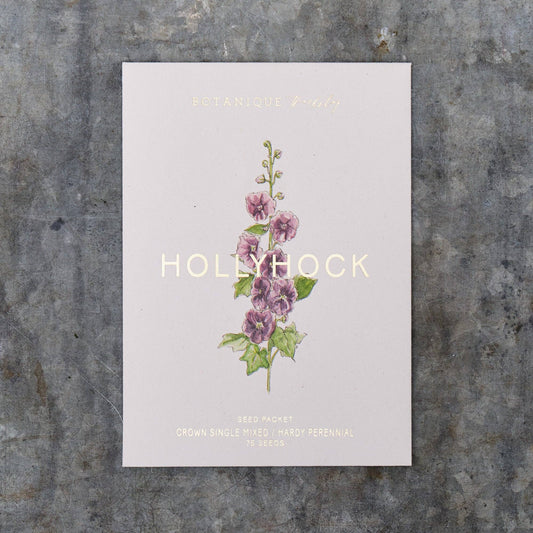 Hollyhock Seed Packet