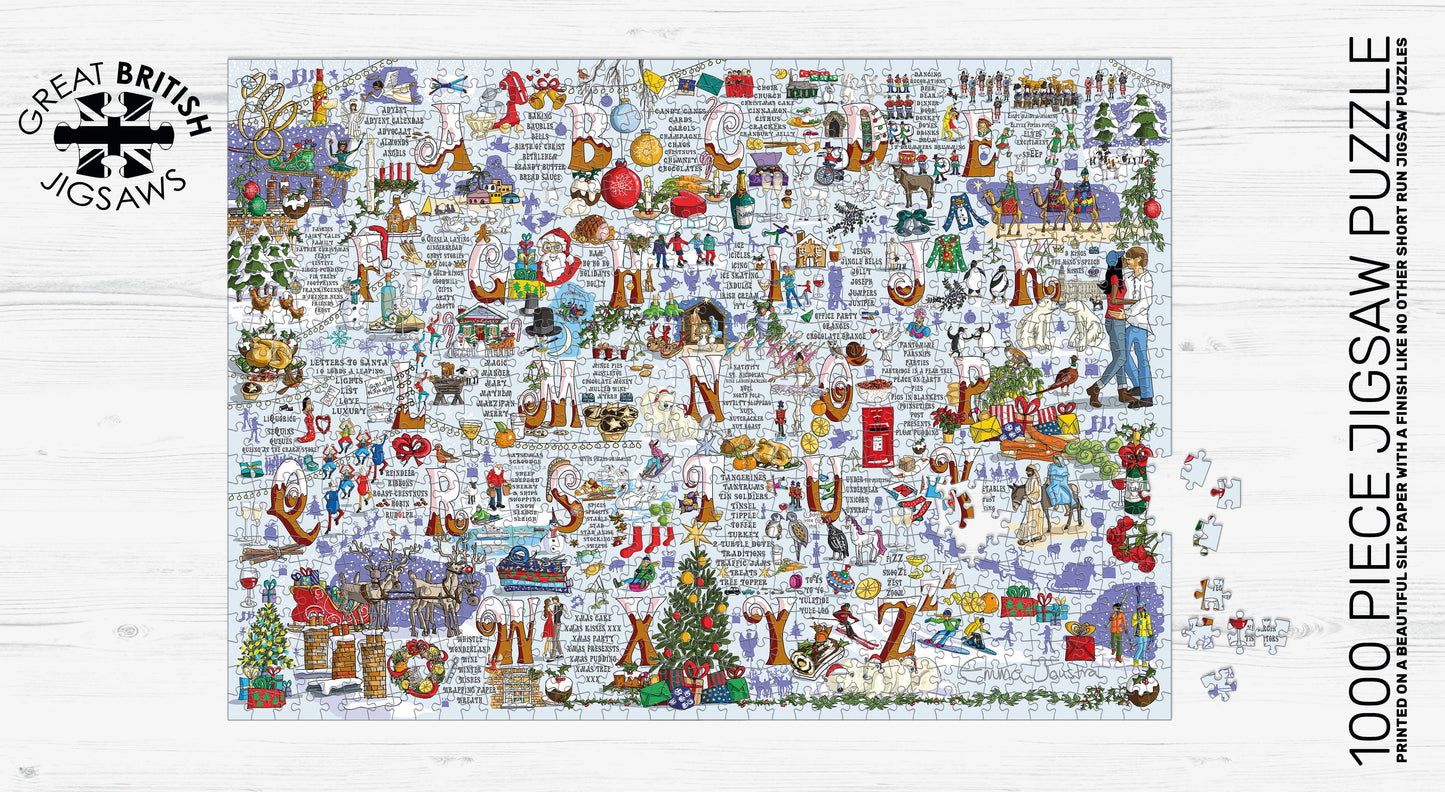 CHRISTMAS A-Z - Emma Joustra Jigsaw Puzzle