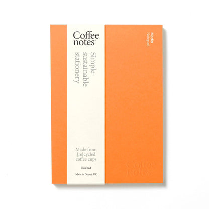 Coffeenotes Orange Organiser Pad