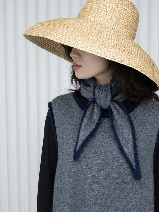 Cashmere Spindle Scarf Grey