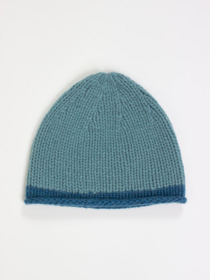Cashmere Beanie Blue
