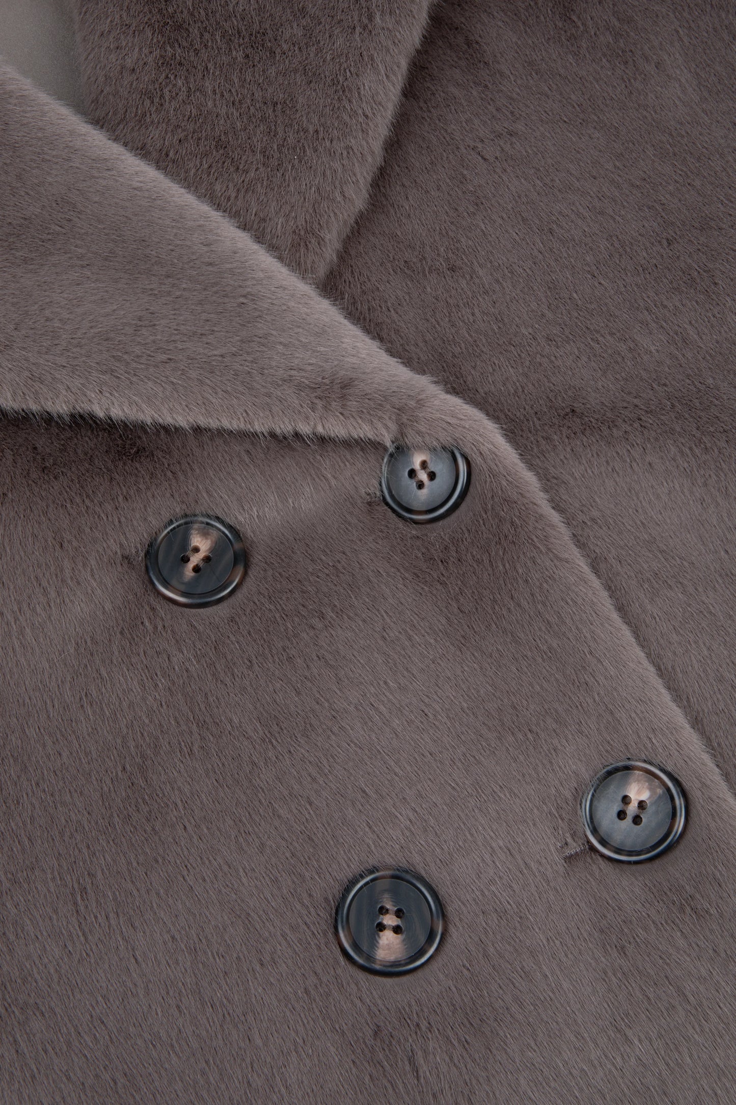 Faux Fur Kelly Trench Coat