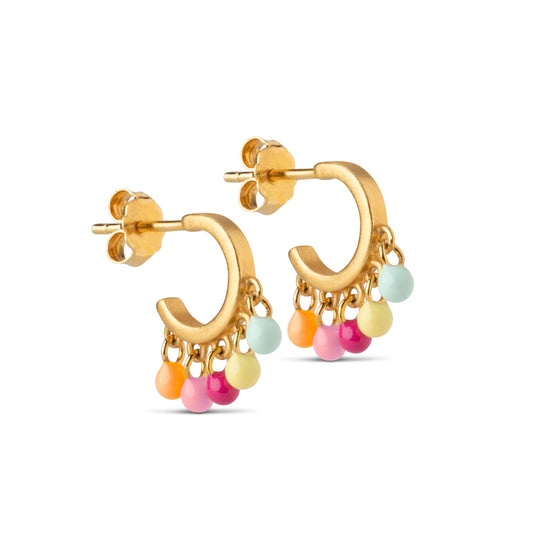 Copenhagen Enamel Rainbow Astrid Earrings
