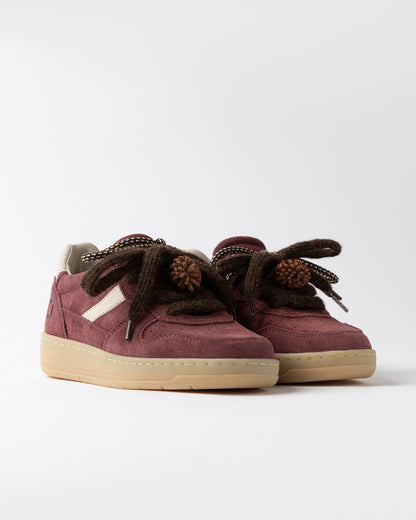 DATE  - Court 2.0 Suede Bordeaux Trainer