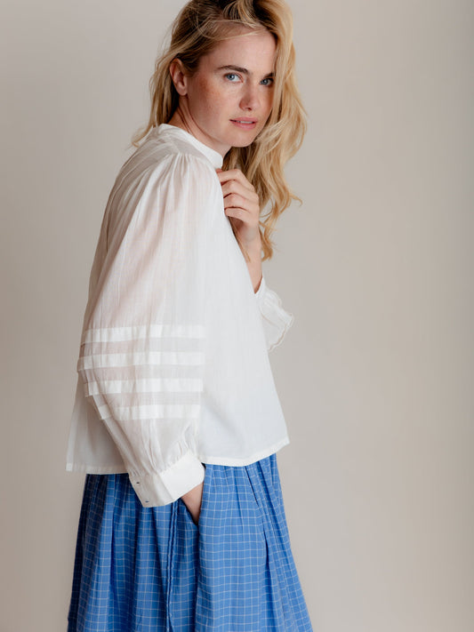 Daydress Flinty Shirt in Ivory White