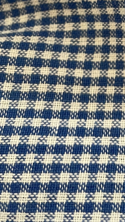 Ella Blue & White Gingham Shirt