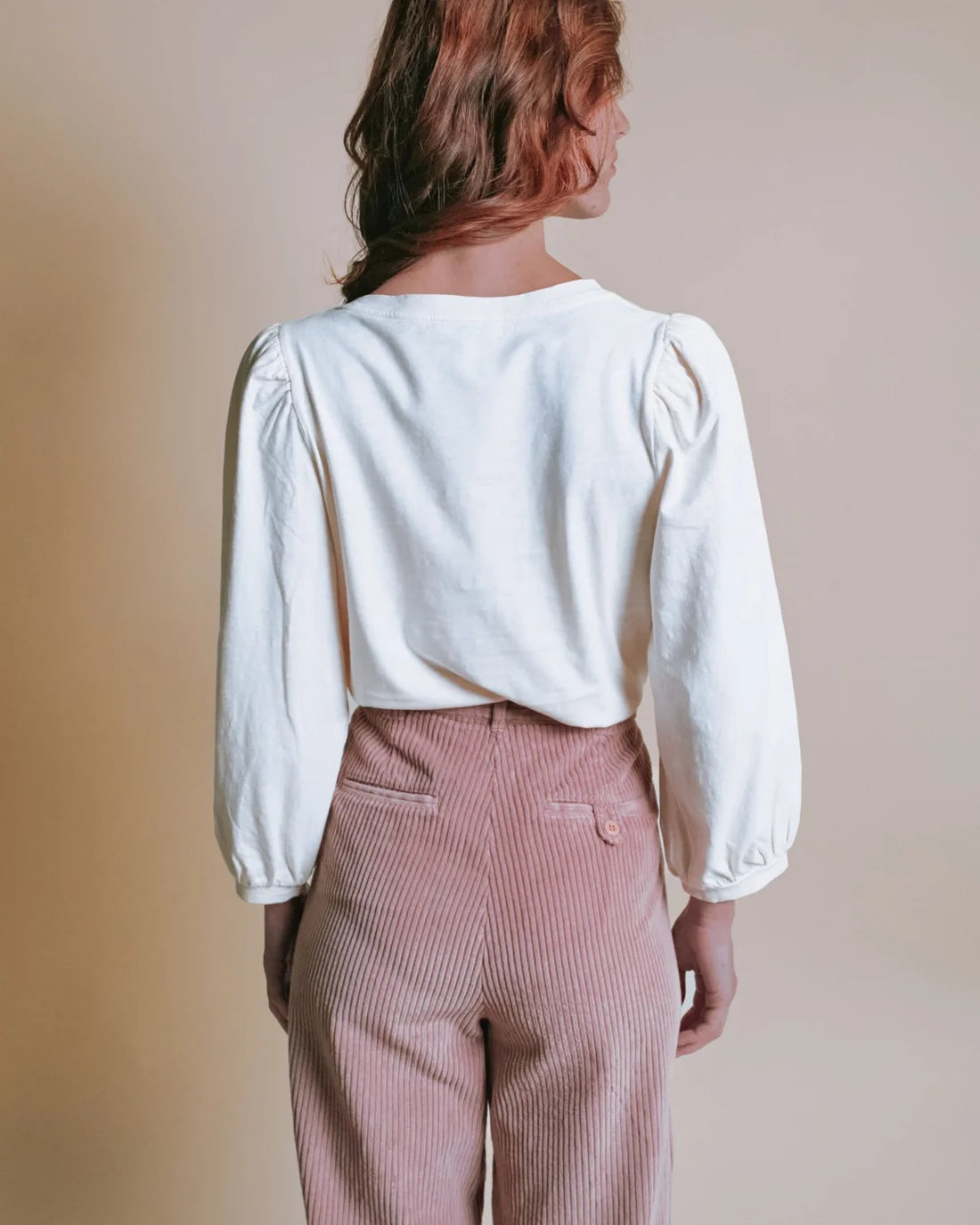 Emile & Ida Ecayda Top Ecru
