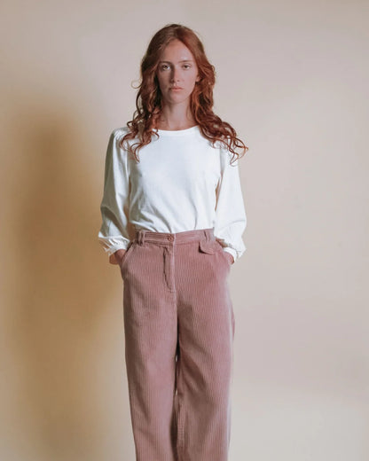 Emile & Ida Ecayda Top Ecru