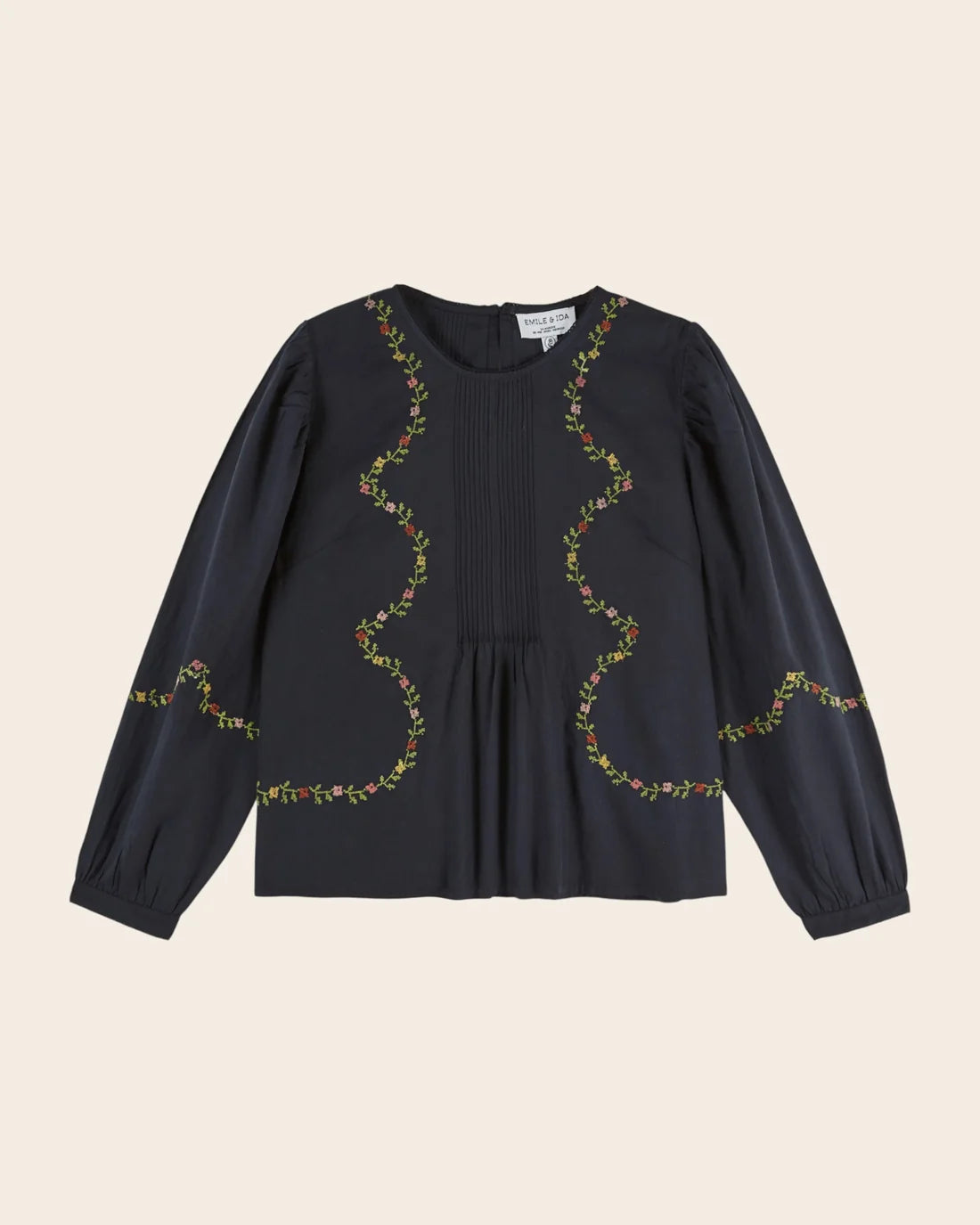 Emile & Ida Estelle Blouse Carbon
