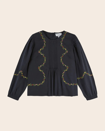 Emile & Ida Estelle Blouse Carbon