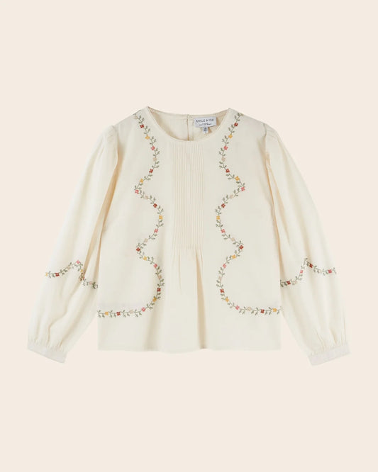 Emile & Ida Estelle Blouse Ecru