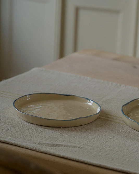 The Porto Side Plate - Blue