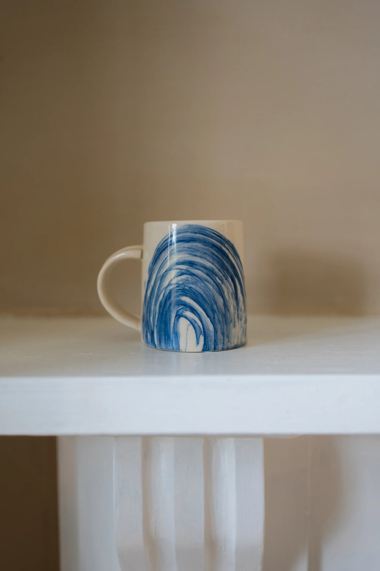 Brush Stroke Chai Mug - Ink