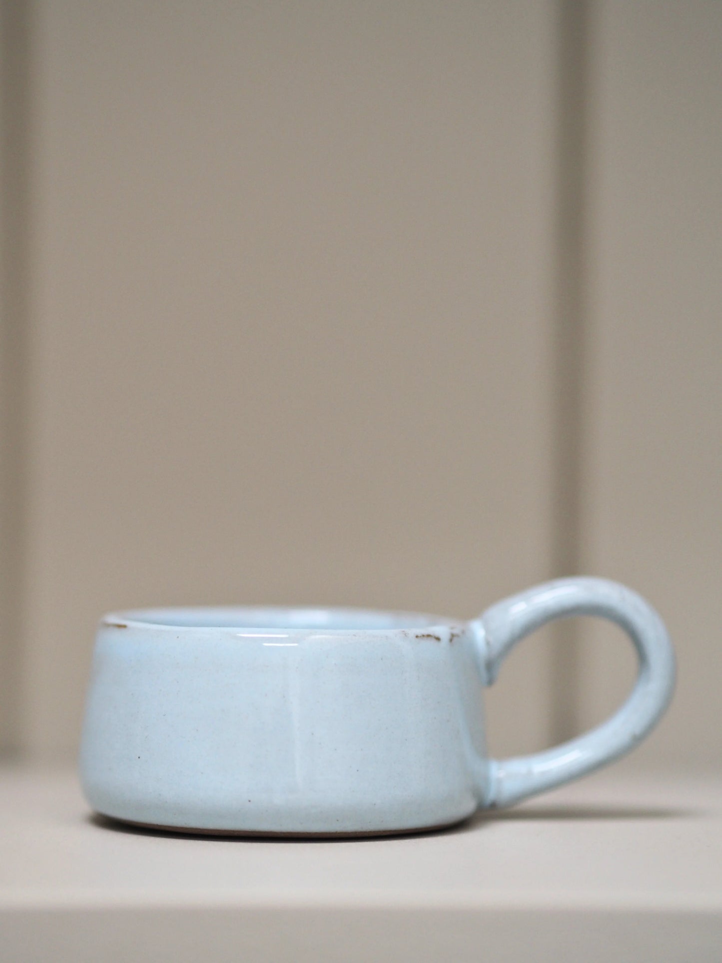 Stoneware Tea Light Cup - Eggshell