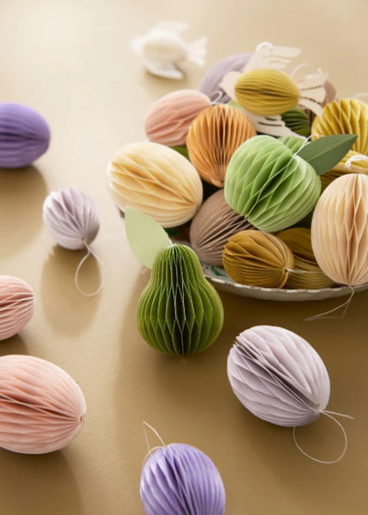 Paper Eggs Swirl - Sage