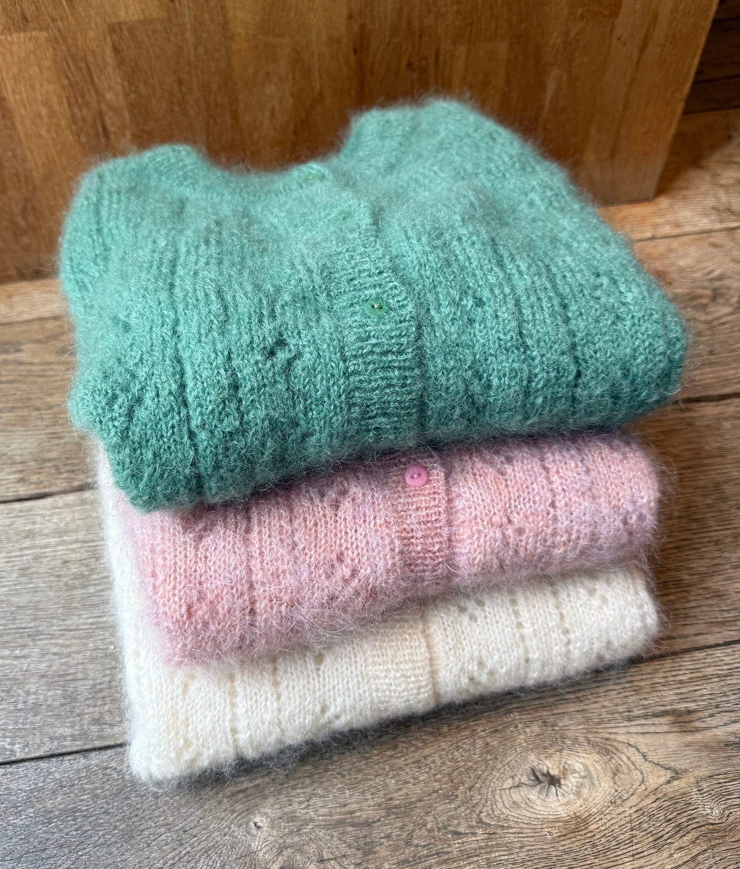 Afternoon Pointelle Vest - Pistachio