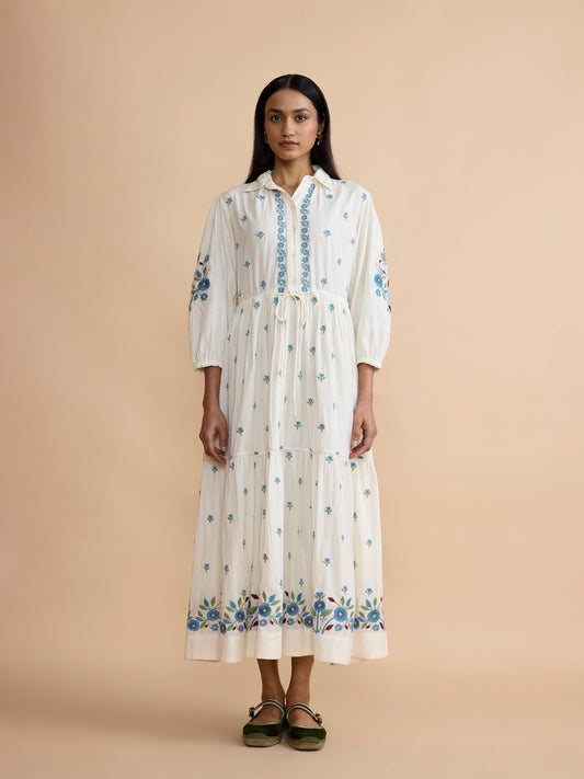 Daydress Lina Dress - Aegean Embroidery