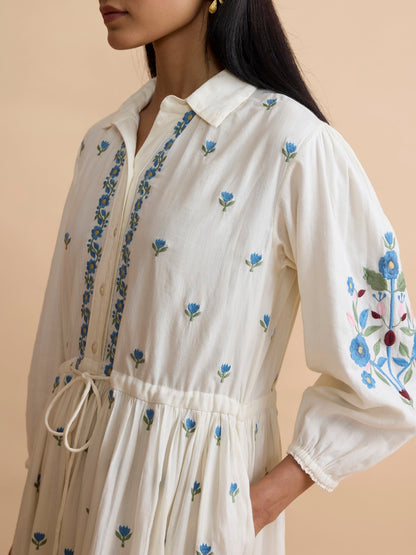Daydress Lina Dress - Aegean Embroidery