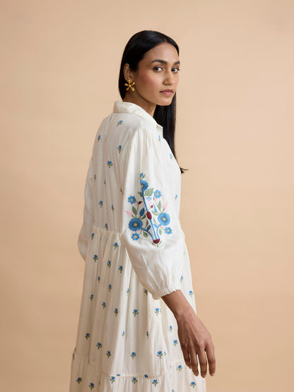 Daydress Lina Dress - Aegean Embroidery