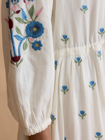 Daydress Lina Dress - Aegean Embroidery