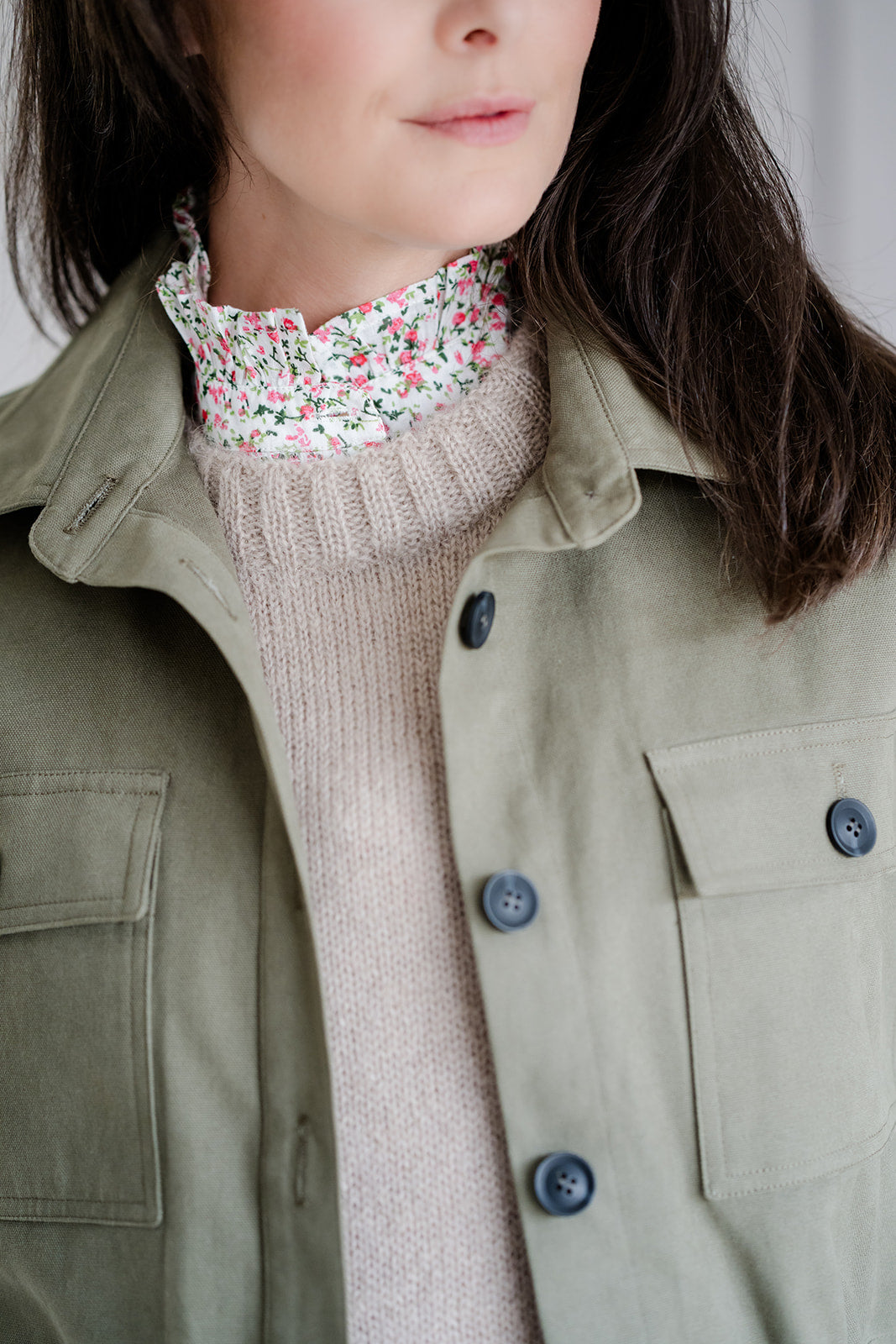 Pod & Pip Cargo Jacket Khaki