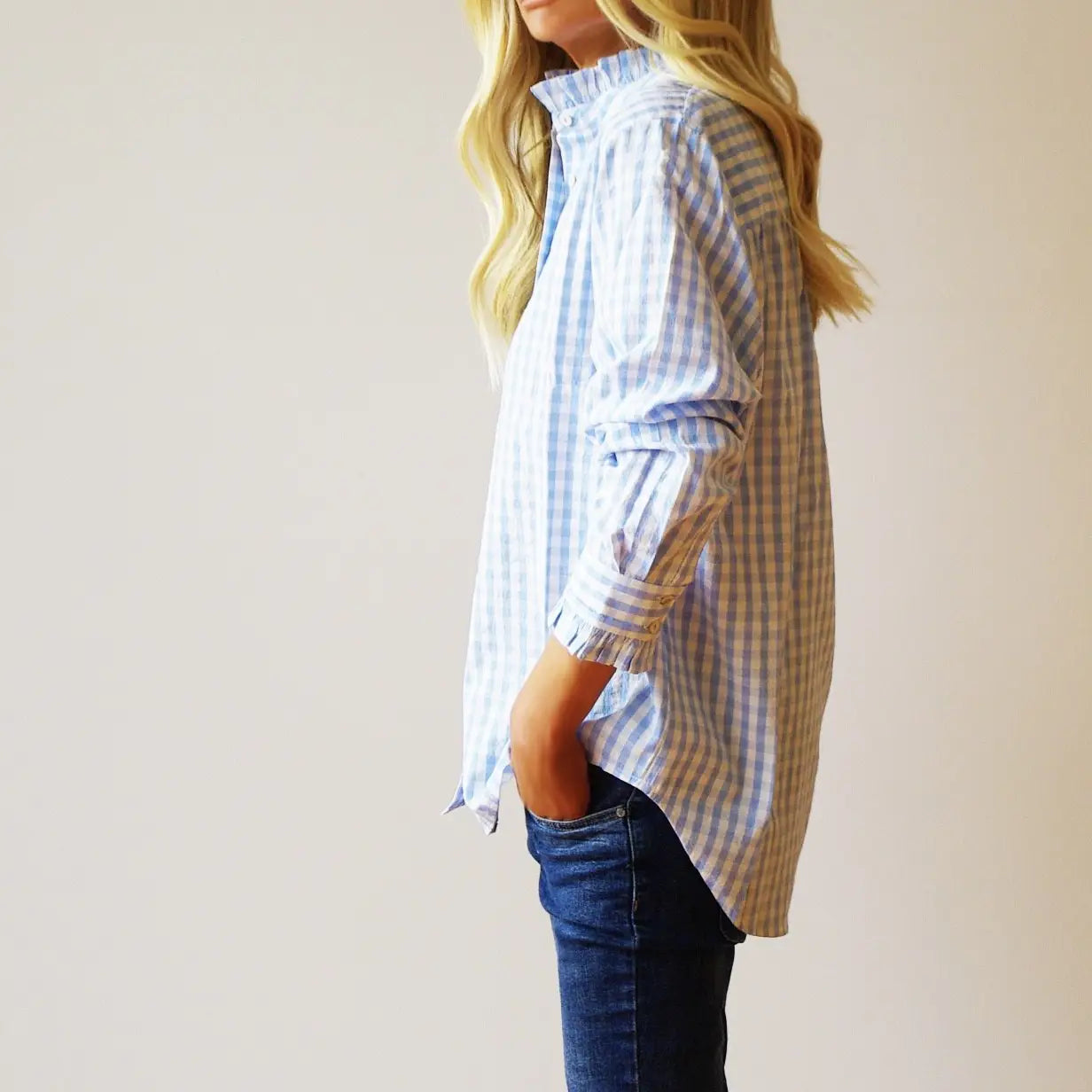 Maple Blue Gingham Shirt