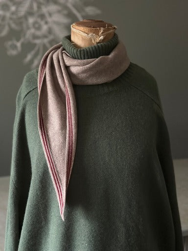 Cashmere Spindle Scarf Mocha