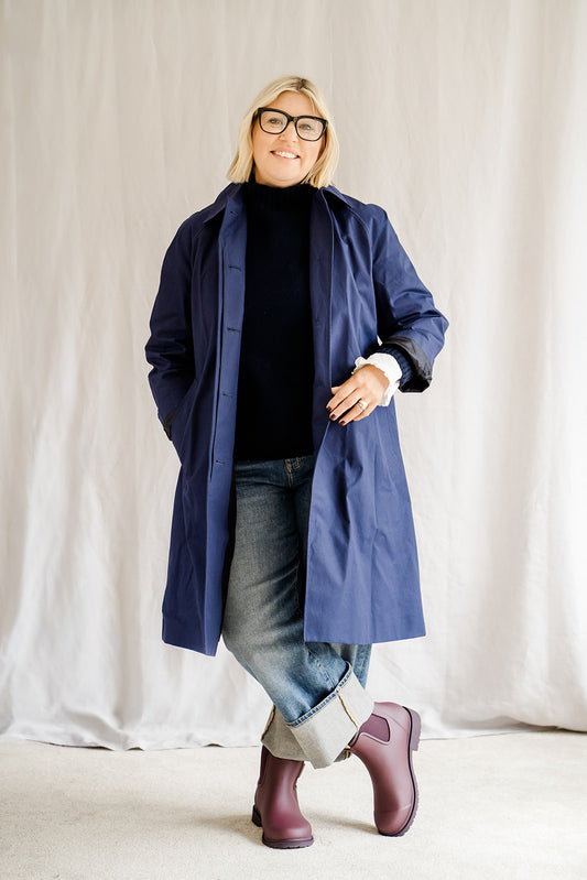 Mimi Coat Navy