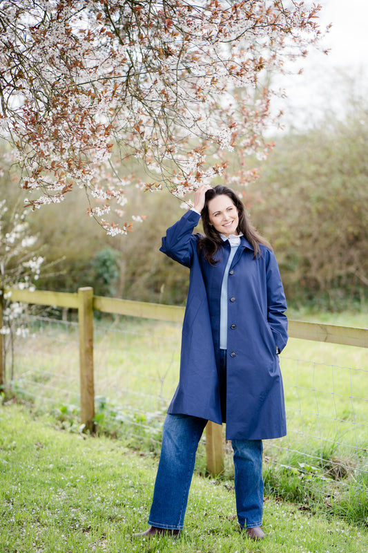 Mimi Coat Navy