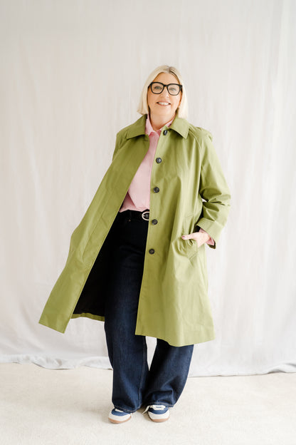Pod & Pip Mimi Coat Green