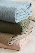 Quilt Light Pink with Cross Stitch