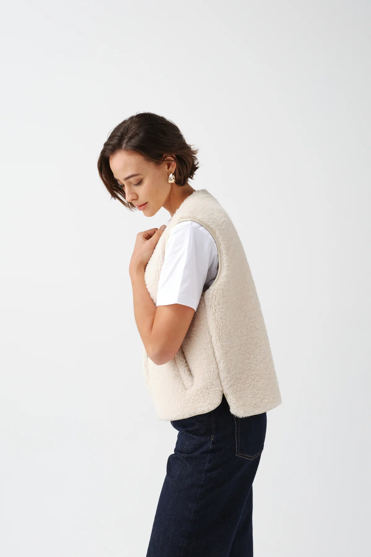Ecru Gilet