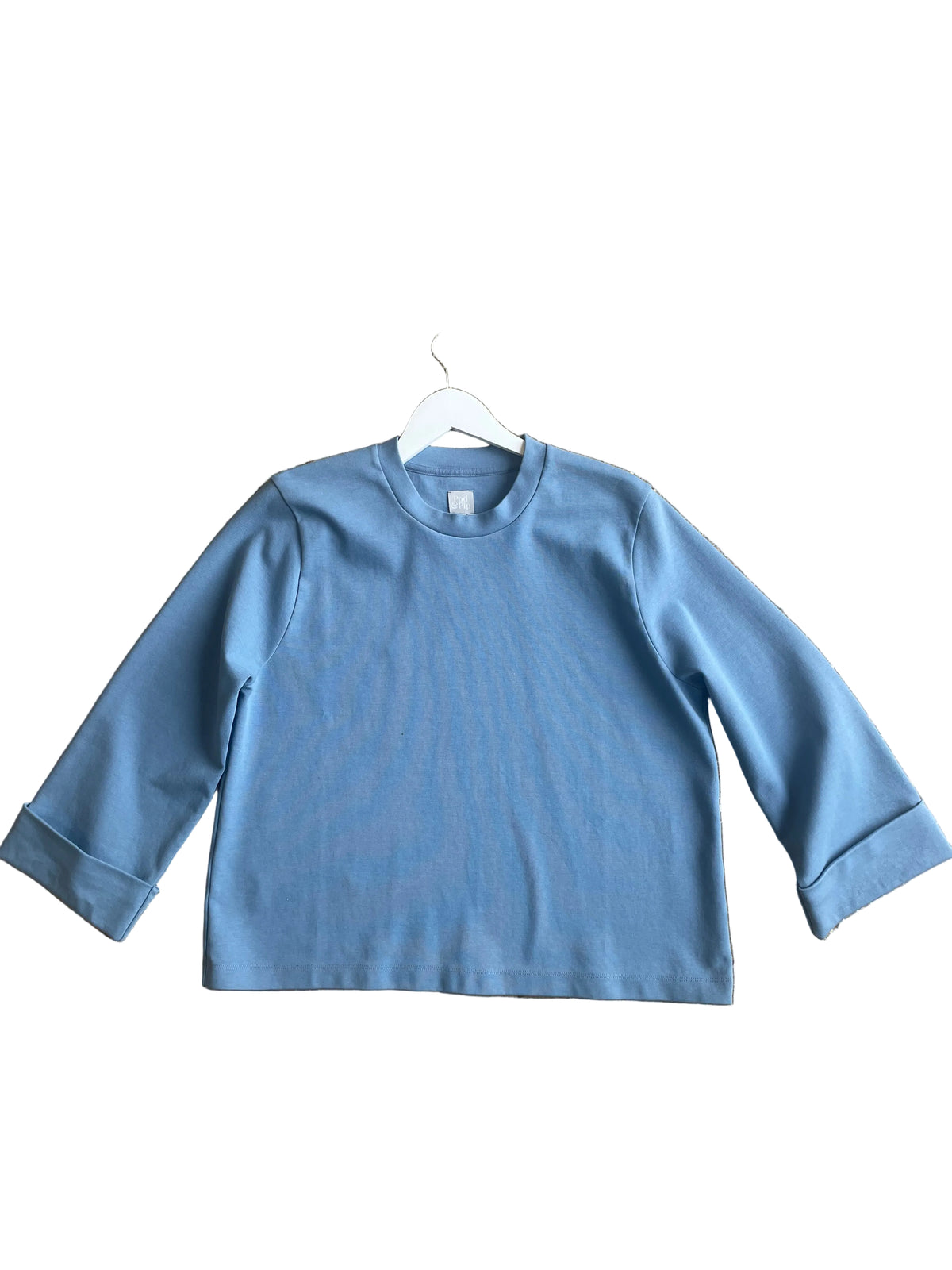 Pod & Pip Wide Sleeve Sweatshirt Top Blue - Pre-Order