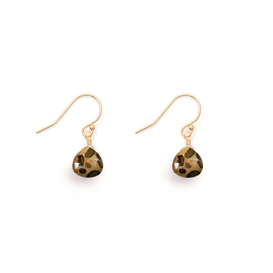 Leopard Jasper Isla Drop Earring