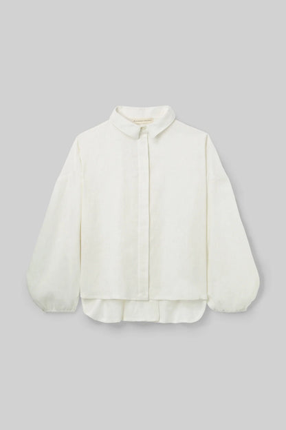 Beaumont Organic Amanda May Linen Shirt - Off White