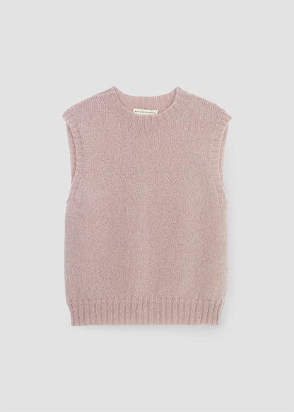 Beaumont Organic Arosa Shell Pink Mohair Tank Top