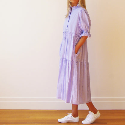 Lottie Blue Azure Stripe Dress