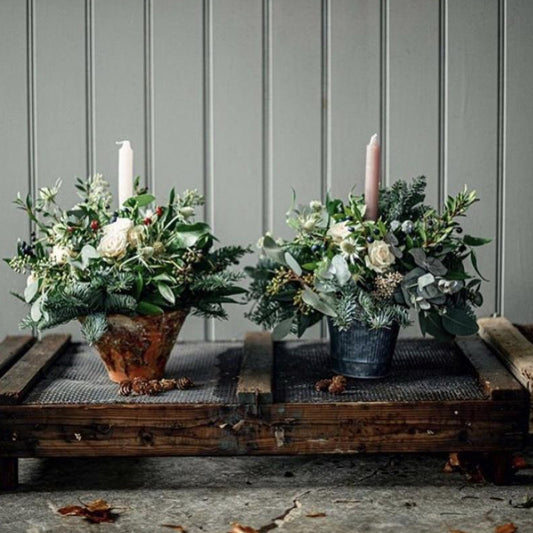 Christmas Candle Table Decoration